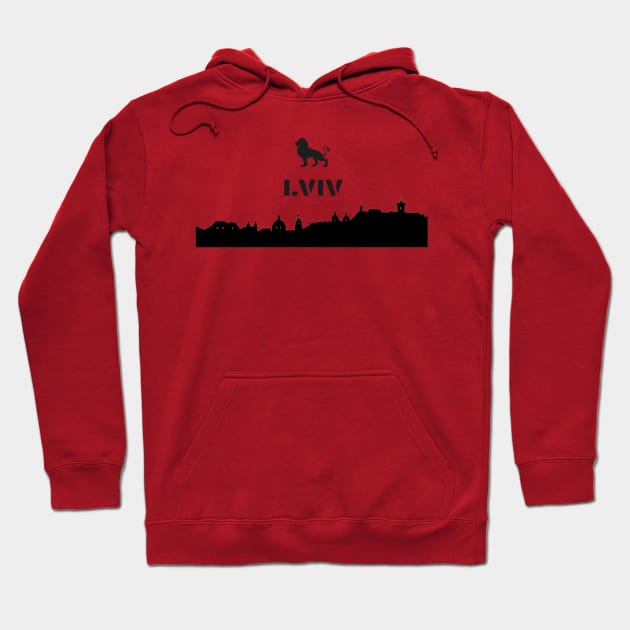 lviv oldtown city black Hoodie by matze-design